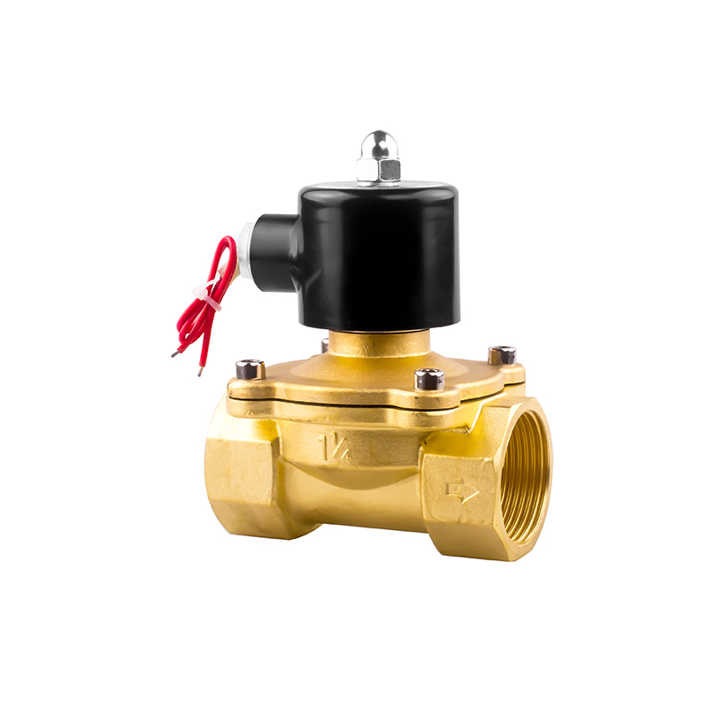 Brass normally closed solenoid valve