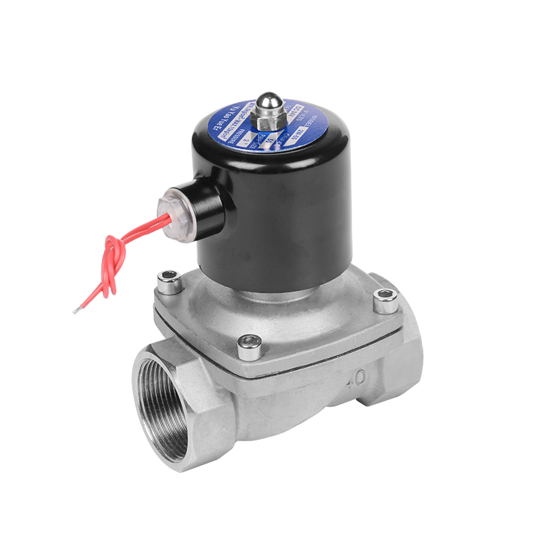 Stainless steel normally closed solenoid valve