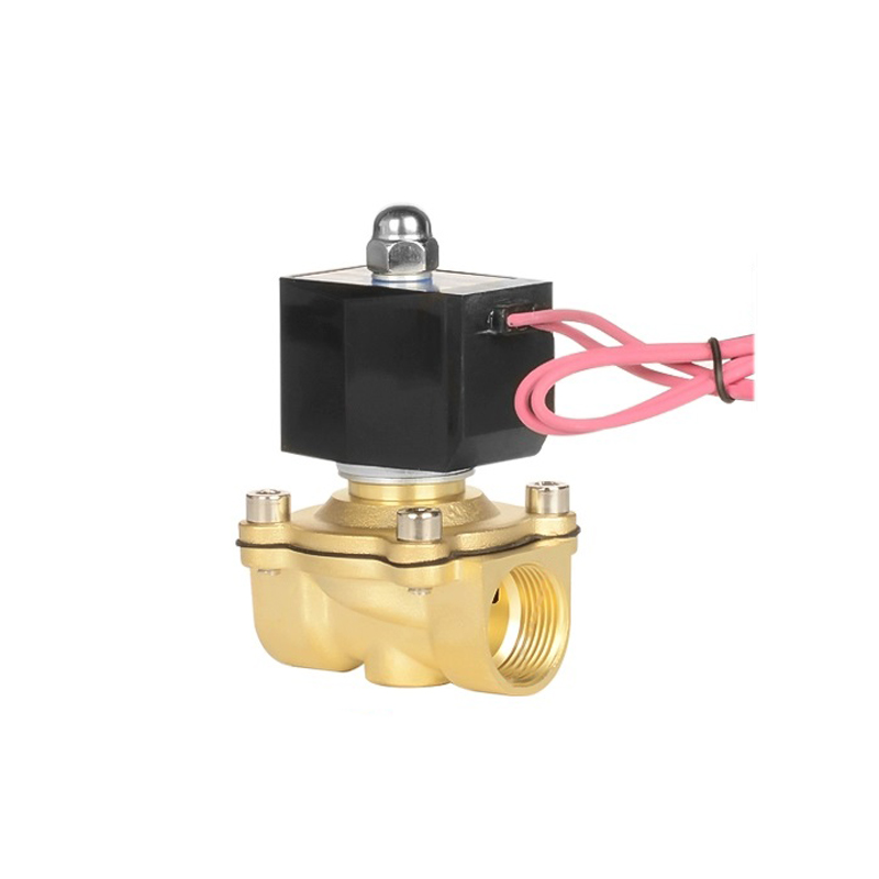 Brass normally closed waterproof solenoid valve